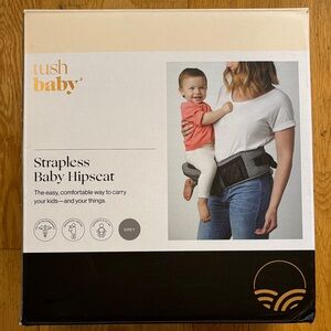 TushBaby Gray Strapless Hipseat Carrier